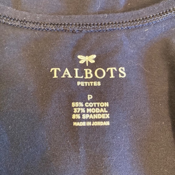 LAST CHANCE! Talbots Navy Blue Tank Top - Picture 3 of 4